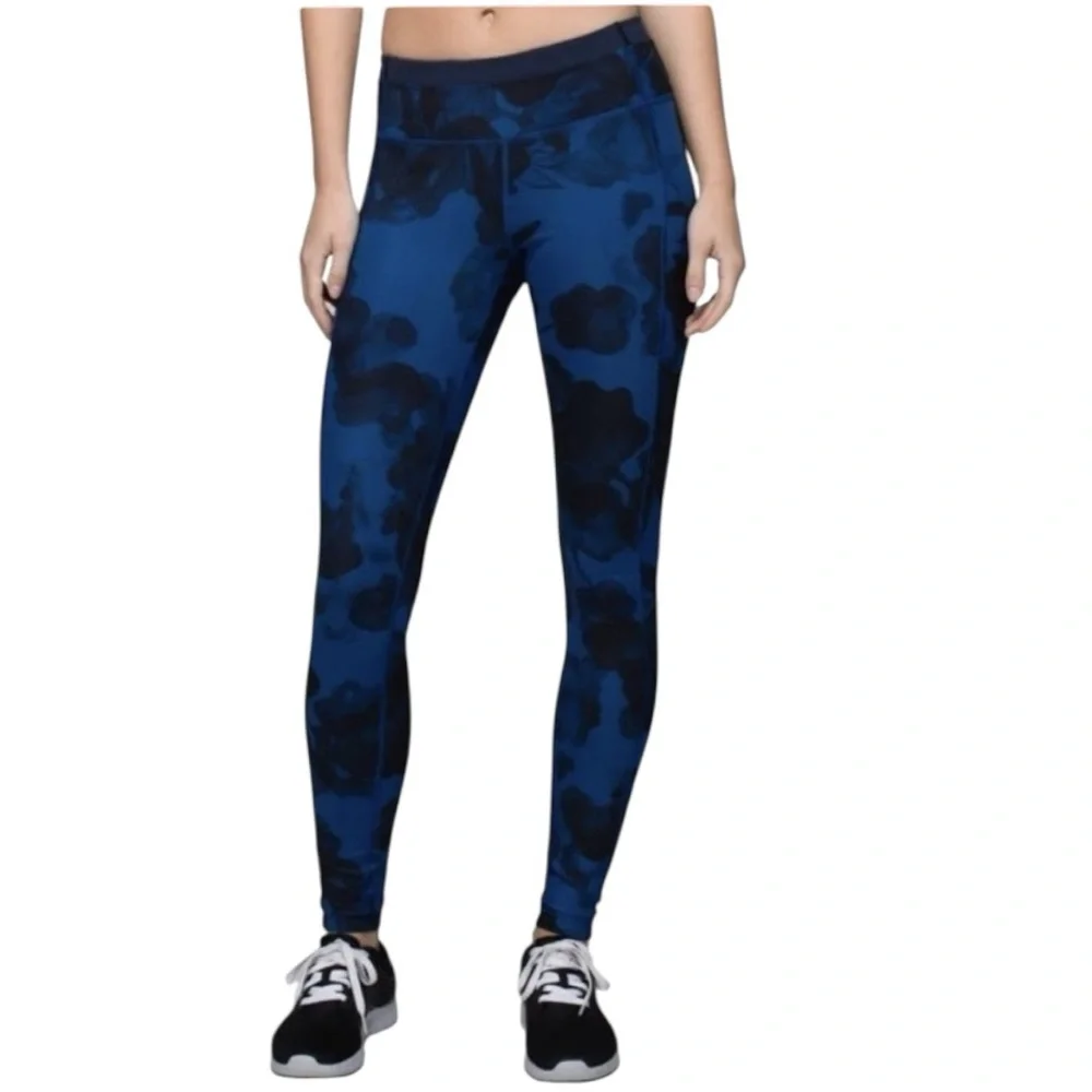 Lululemon Wunder Under Inky Floral 28” Tights - Picture 1 of 6